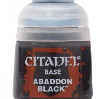 Citadel Base: Abaddon Black - 12ml Hot on Sale