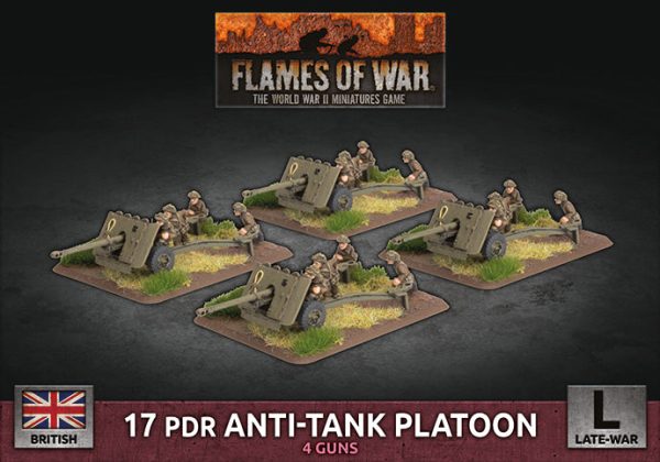 17 pdr Anti-Tank Platoon (British Late War) - Flames Of War Late War Online