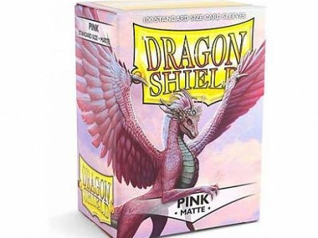 Dragon Shield Sleeves Matte Pink (100) 66x91mm Fashion