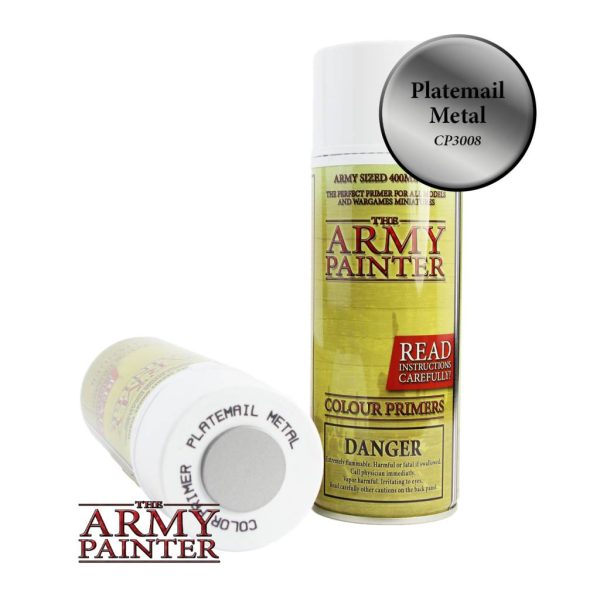 Colour Primer - Plate Mail Metal 400ml (Aerosol) For Discount