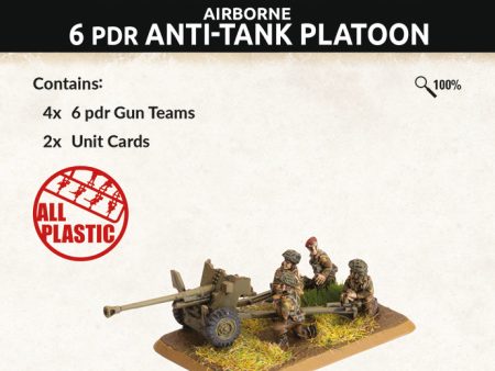 Airborne 6 pdr Anti-Tank Platoon (British Late War) - Flames Of War For Cheap