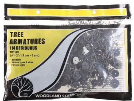 0.5 -2  Deciduous Tree Armatures - Woodland Scenics For Cheap