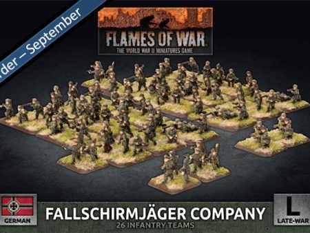 German Fallschirmjager Company - Flames Of War Late War Online Sale