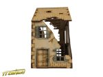 28mm Ruined Terrace House - WW2 Scenics Cheap