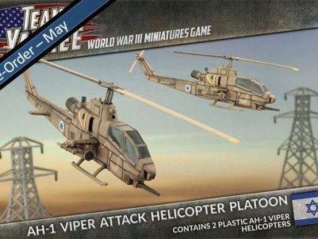 AH-1 Cobra Attack Helicopter Platoon - Team Yankee Oil War Israel For Cheap