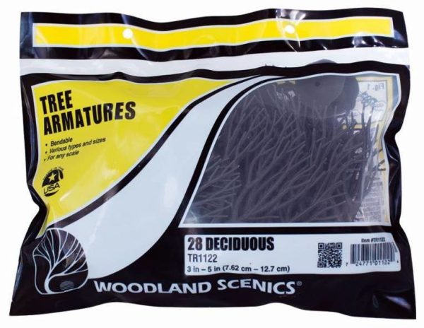 3 -5  Deciduous Tree Armatures - Woodland Scenics For Cheap