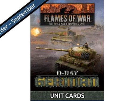 D-Day German Unit Cards - Flames Of War Late War Online Sale