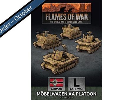 German Mobelwagen 3.7cm AA Tank Platoon - Flames Of War Late War For Cheap