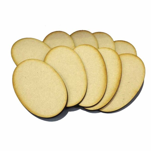 10 x 90mm 52mm Oval Bases For Cheap