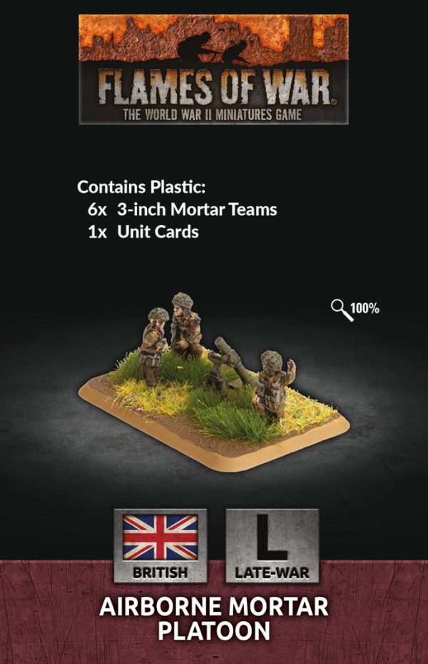 Airborne Mortar Platoon (British Late War) - Flames Of War Supply