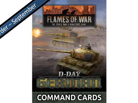 D-Day German Command Cards - Flames Of War Late War on Sale