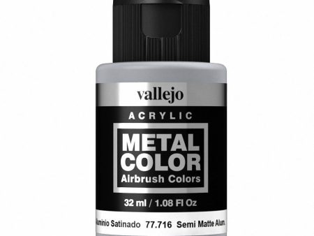 Semi Matte Aluminium 32ml - Metal Colour For Cheap