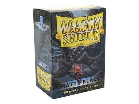 Dragon Shield Sleeves Matte Black (100) 66x91mm Sale