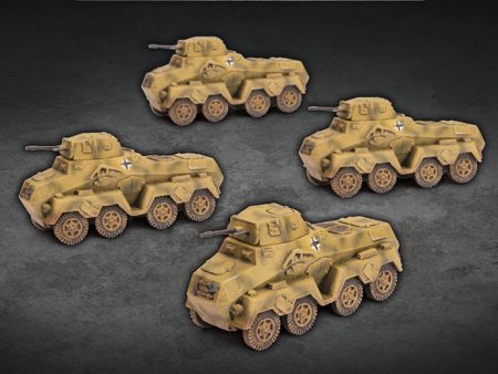 Sd Kfz 231 SS Scout Troop - Flames Of War Late War Germans For Cheap