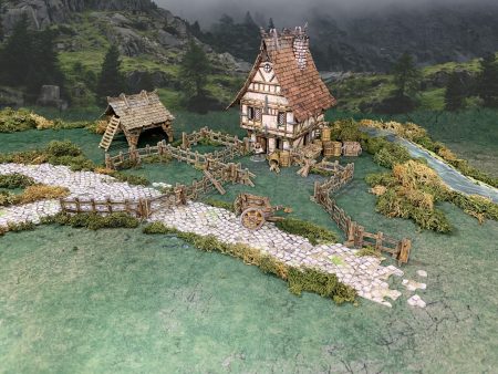 Wooden Fencing Fantasy Wargames Terrain Online Hot Sale