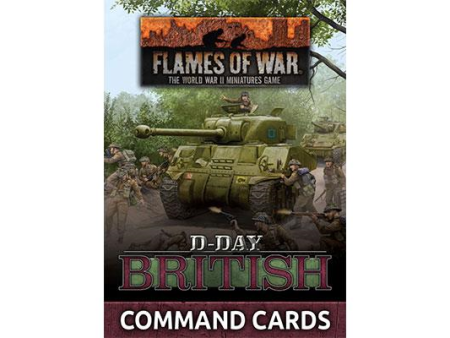 D-Day British Late War Command Cards - Flames Of War Online Sale