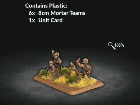 8cm SS Mortar Platoon - Flames Of War Late War Germans For Sale