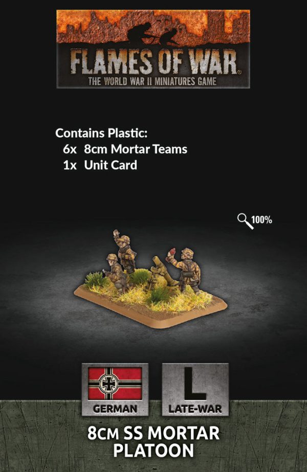 8cm SS Mortar Platoon - Flames Of War Late War Germans For Sale