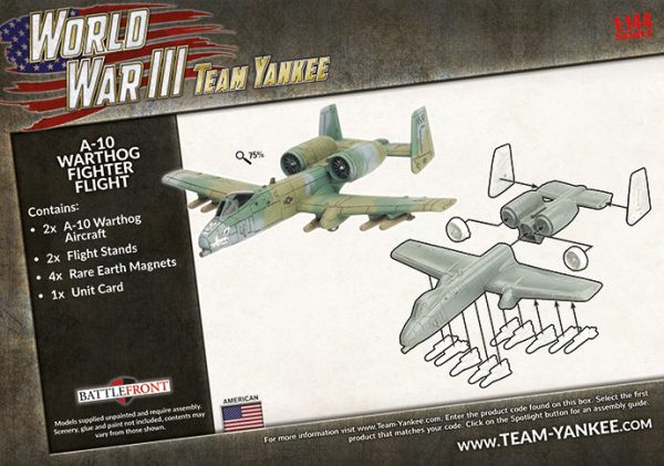 A-10 Warthog Fighter Flight - Team Yankee Americans Hot on Sale