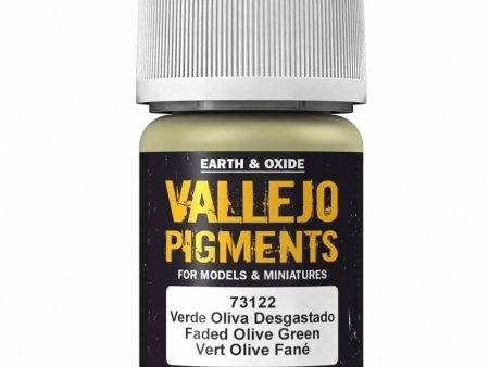 Vallejo Faded Olive Green 35ml - Pigments Online Sale