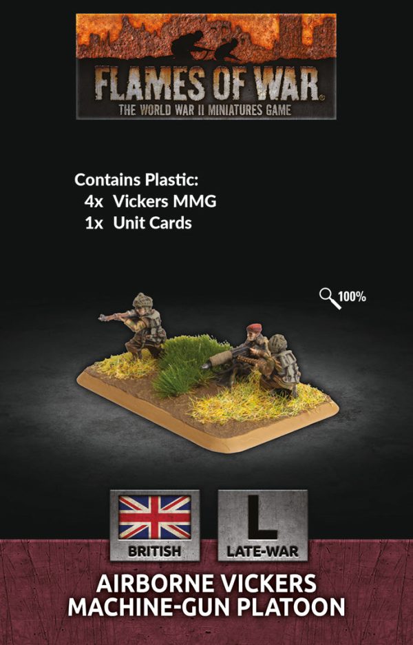 Airborne MMG Platoon (British Late War) - Flames Of War For Cheap