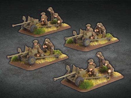 6 pdr Anti-Tank Platoon (British Late War) - Flames Of War Late War For Cheap