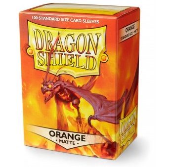 Dragon Shield Sleeves Matte Orange (100) 66x91mm For Discount