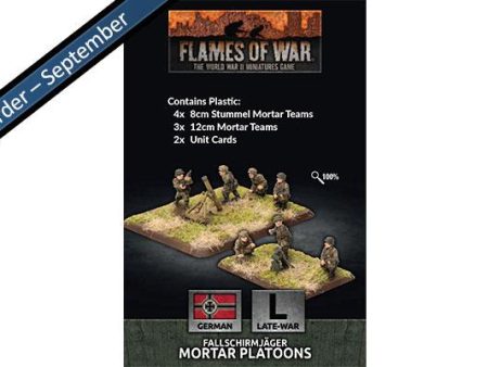 German Fallschirmjager 8cm 12cm Mortar Platoon - Flames Of War Late War Online Hot Sale