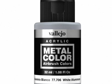 White Aluminium 32ml - Metal Colour Hot on Sale