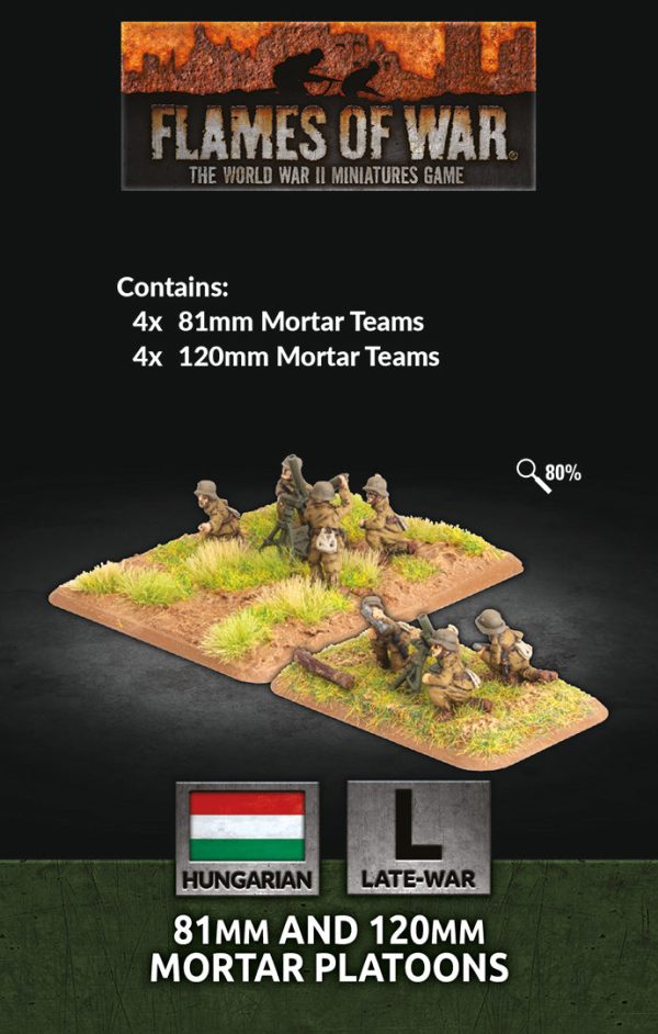 81mm and 120mm Mortar Platoons - Flames Of War Hungarians Fashion