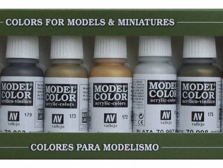 Metallics Paint Set - Model Colour Online Sale