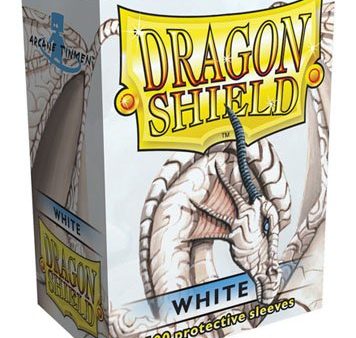 Dragon Shield Sleeves Matte White (100) 66x91mm Online now