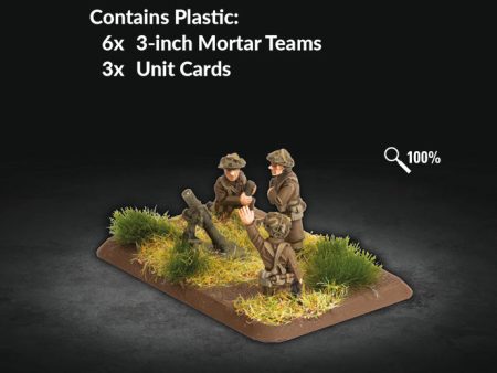 3-inch Mortar Platoon (British Late War) - Flames Of War Late War For Sale