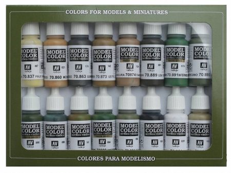 WWII Allies Paint Set - Model Colour Hot on Sale