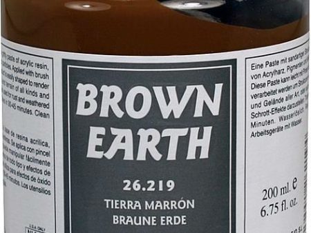 Brown Earth Paste 200ml - Diorama Effects Online