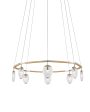 8 Light Foliole Chandelier Fashion