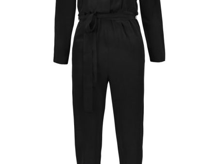 USVA silk overall in black Online now