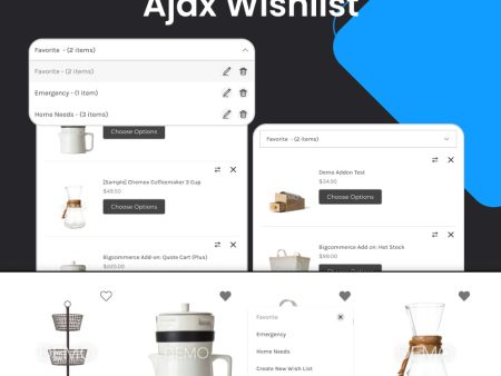 BigCommerce Add-on: Advanced Wishlist Online Sale