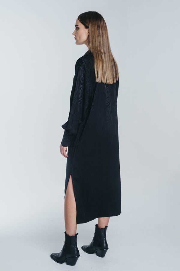 KAARNA long shirt dress in black Discount