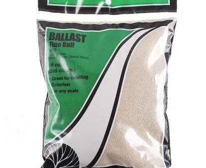 Buff Fine Ballast - Woodland Scenics Cheap