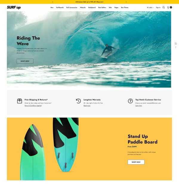 Surfup - Surfing & Water Sports Online