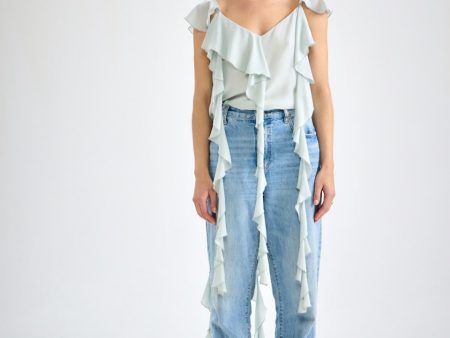 USVA frill top - UNIQUE PIECE Online now