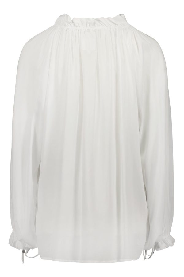 TUNDRA blouse in white For Cheap