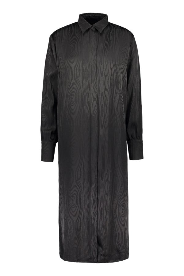 KAARNA long shirt dress in black Discount