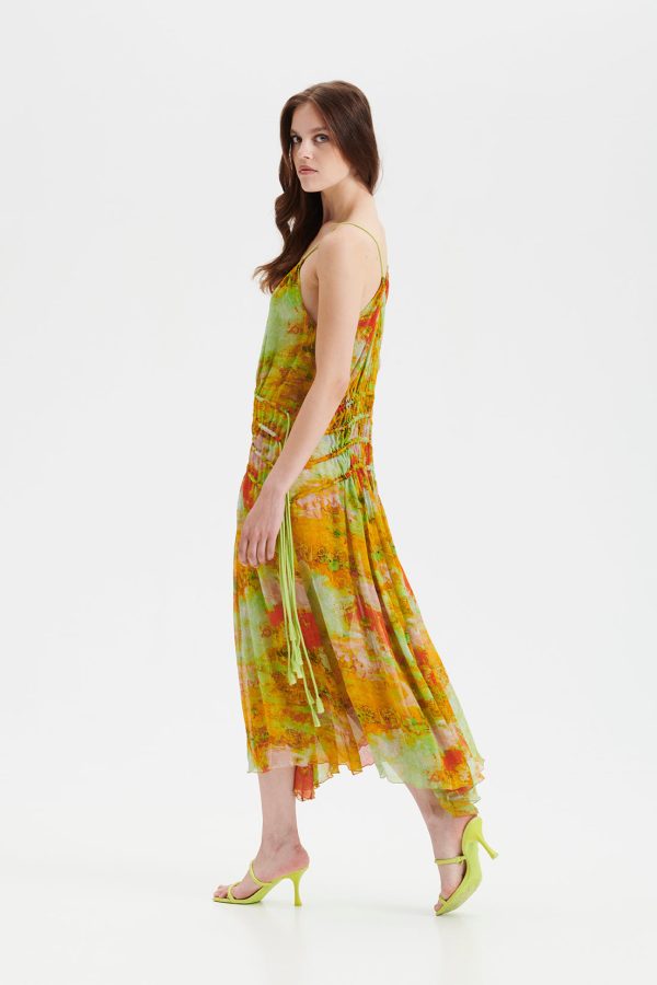 REIDAR plisse maxi slip dress - UNIQUE PIECE Discount