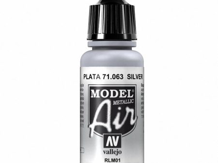 Silver (Metallic) 17ml - Model Air For Discount