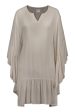 USVA frill kaftan dress in sand on Sale