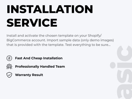 Basic Installation Service Online Sale