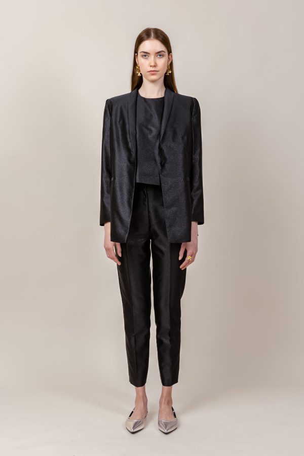 KAAMOS blazer in shimmering black For Discount