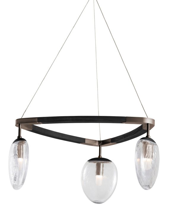 3 Light Foliole Chandelier Online Sale